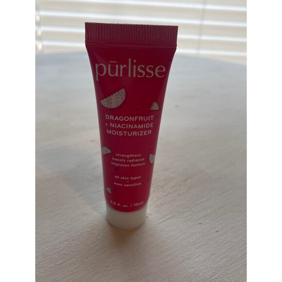 New Purlisse Dragonfruit + Niacinamide Moisturizer All Skin Types 0.5fl oz. - Picture 3 of 6